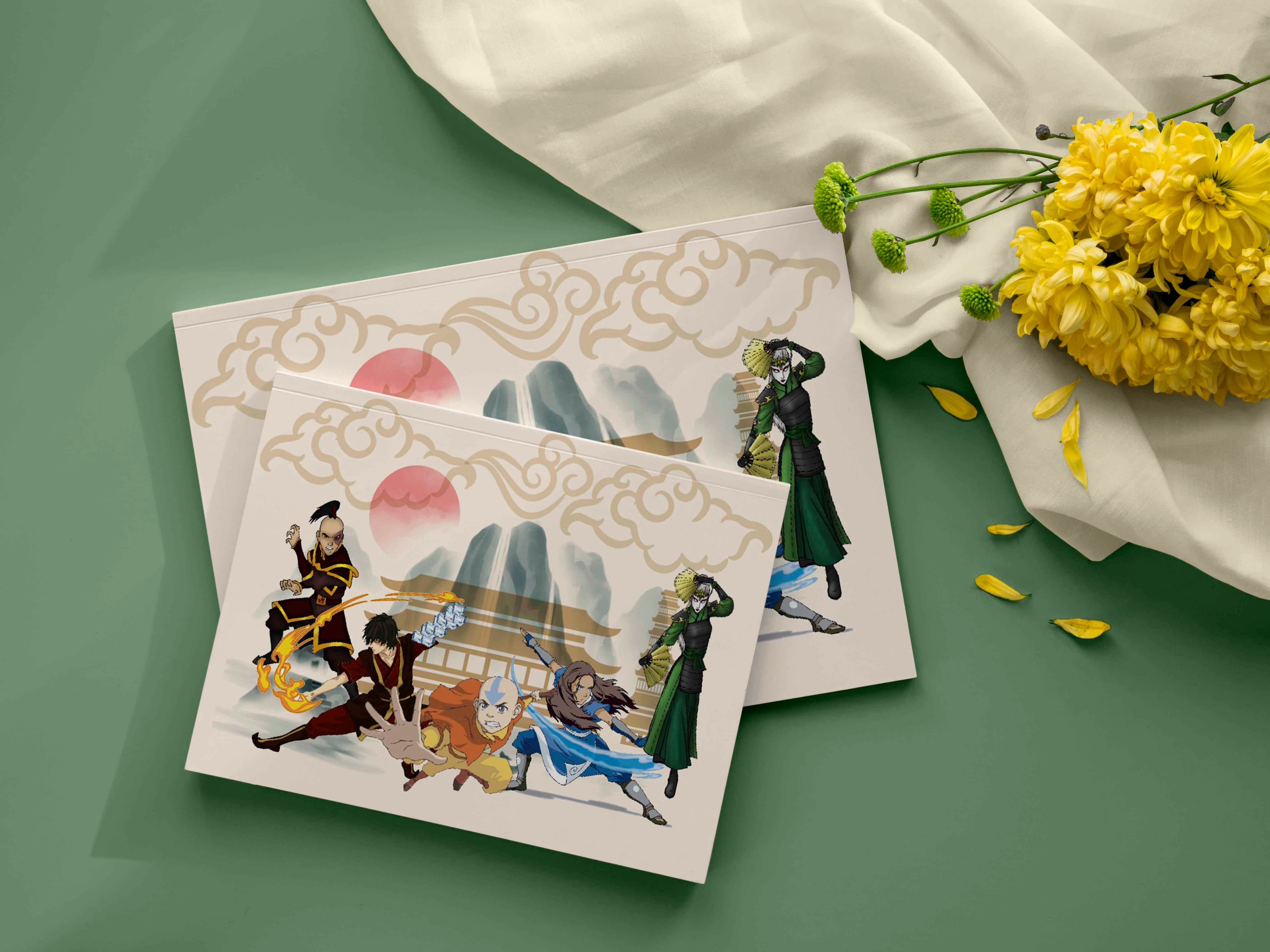 Buku Tamu Ulang Tahun Avatar The Last Airbender Custom  Guest Book Birthday Anime Anak