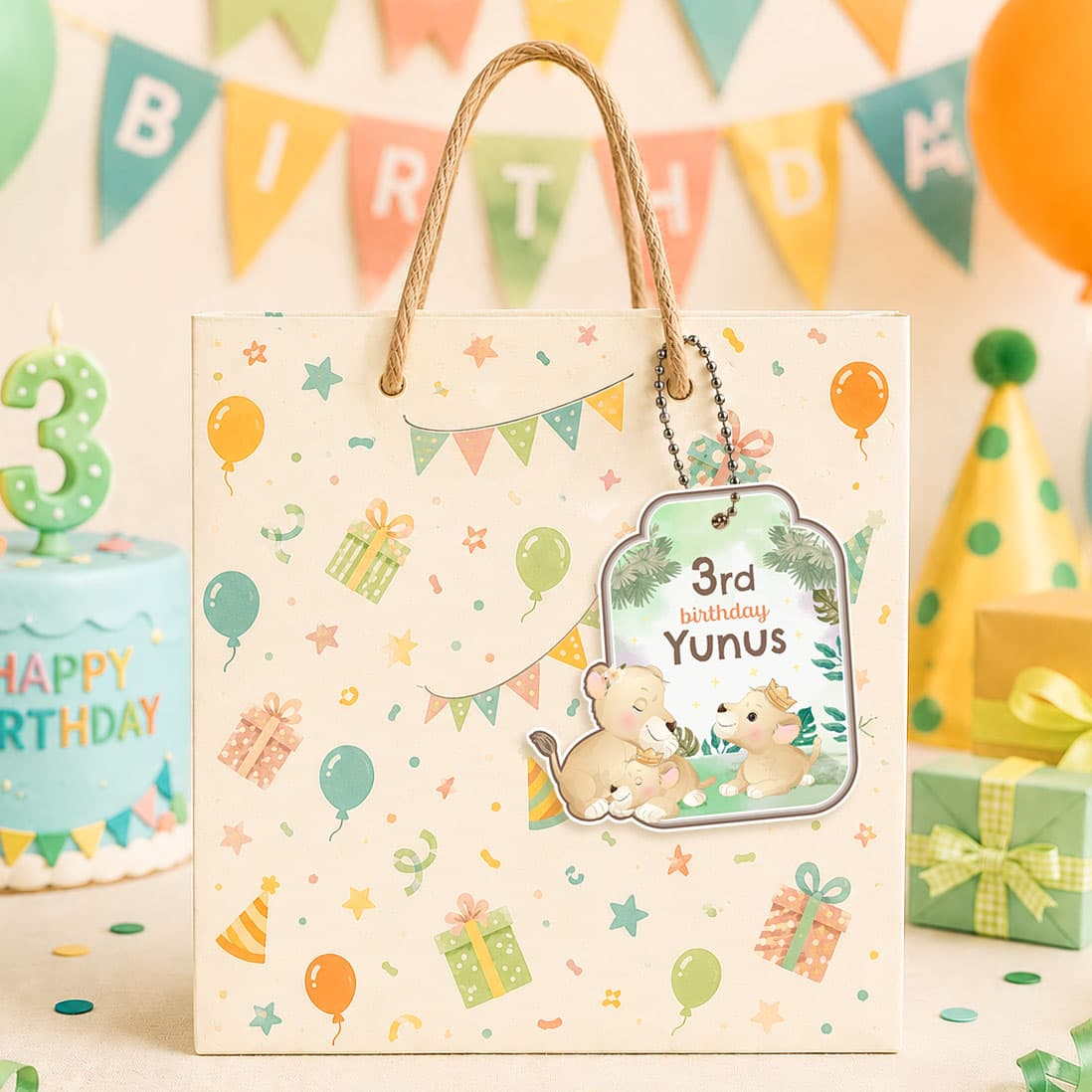 Hangtag Ulang Tahun – Little Lion King