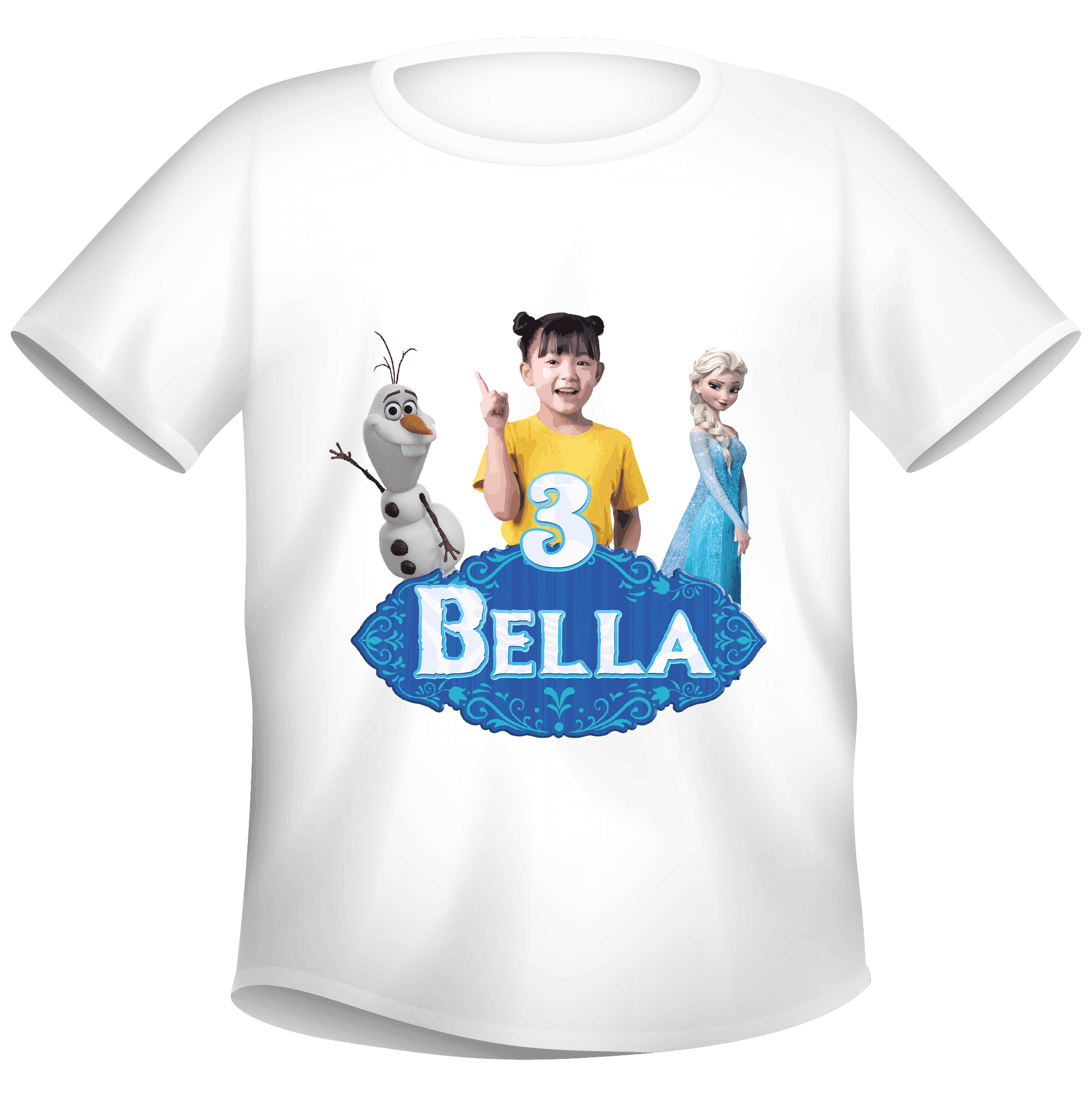 Kaos Ulang Tahun Frozen Elsa