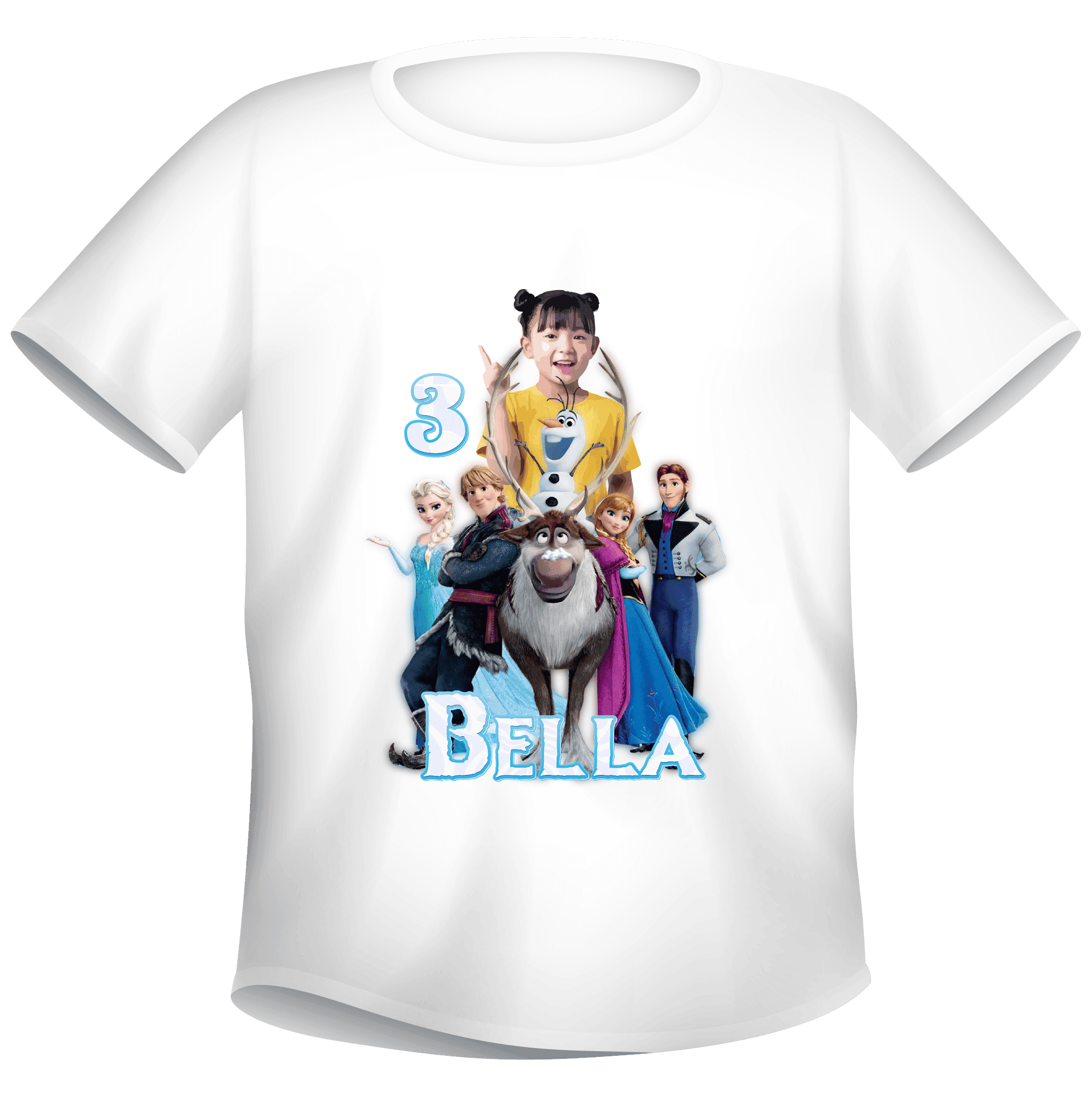 Kaos Ulang Tahun Tema Frozen