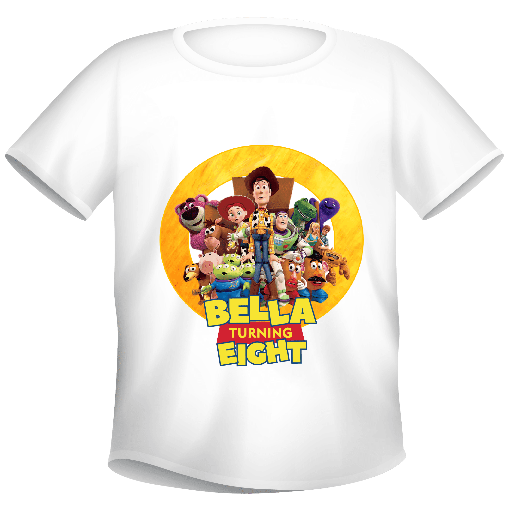 Kaos Ulang Tahun Tema Toy Stor