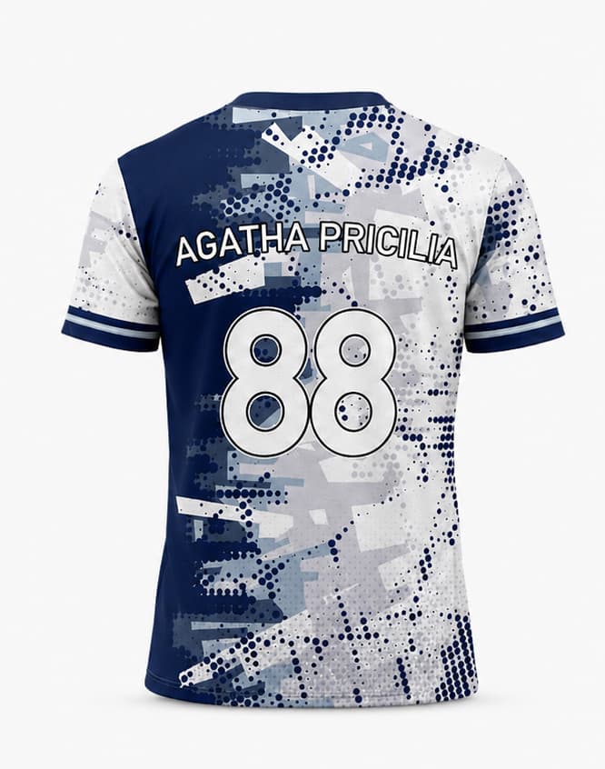 Jersey Navy Putih