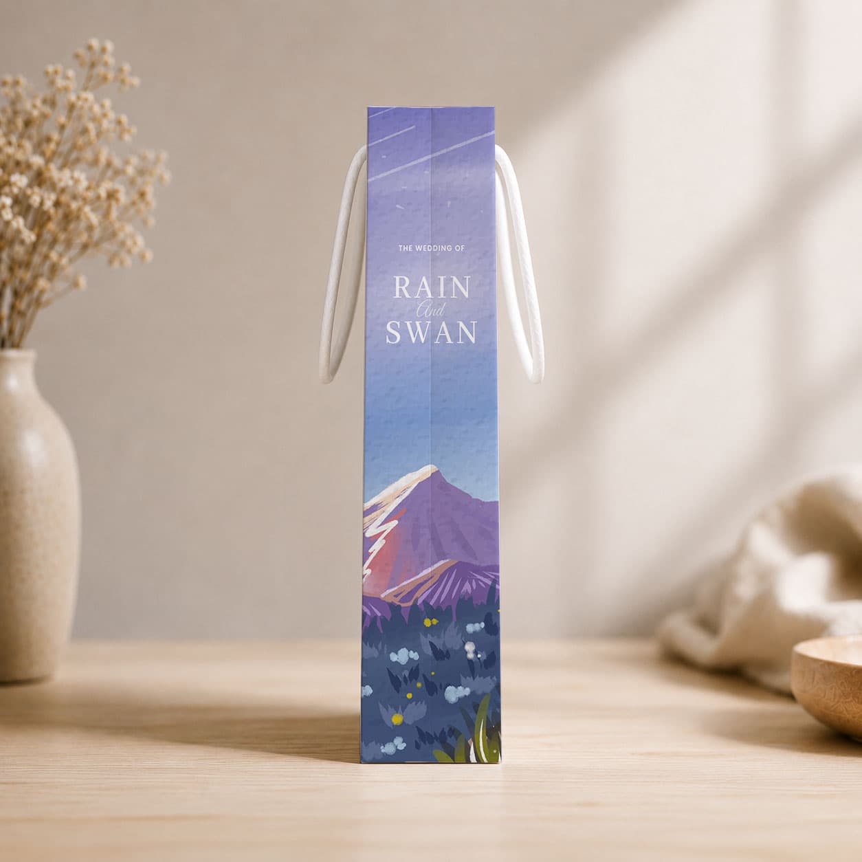 Paperbag Bridesmaid – Purple Mountain