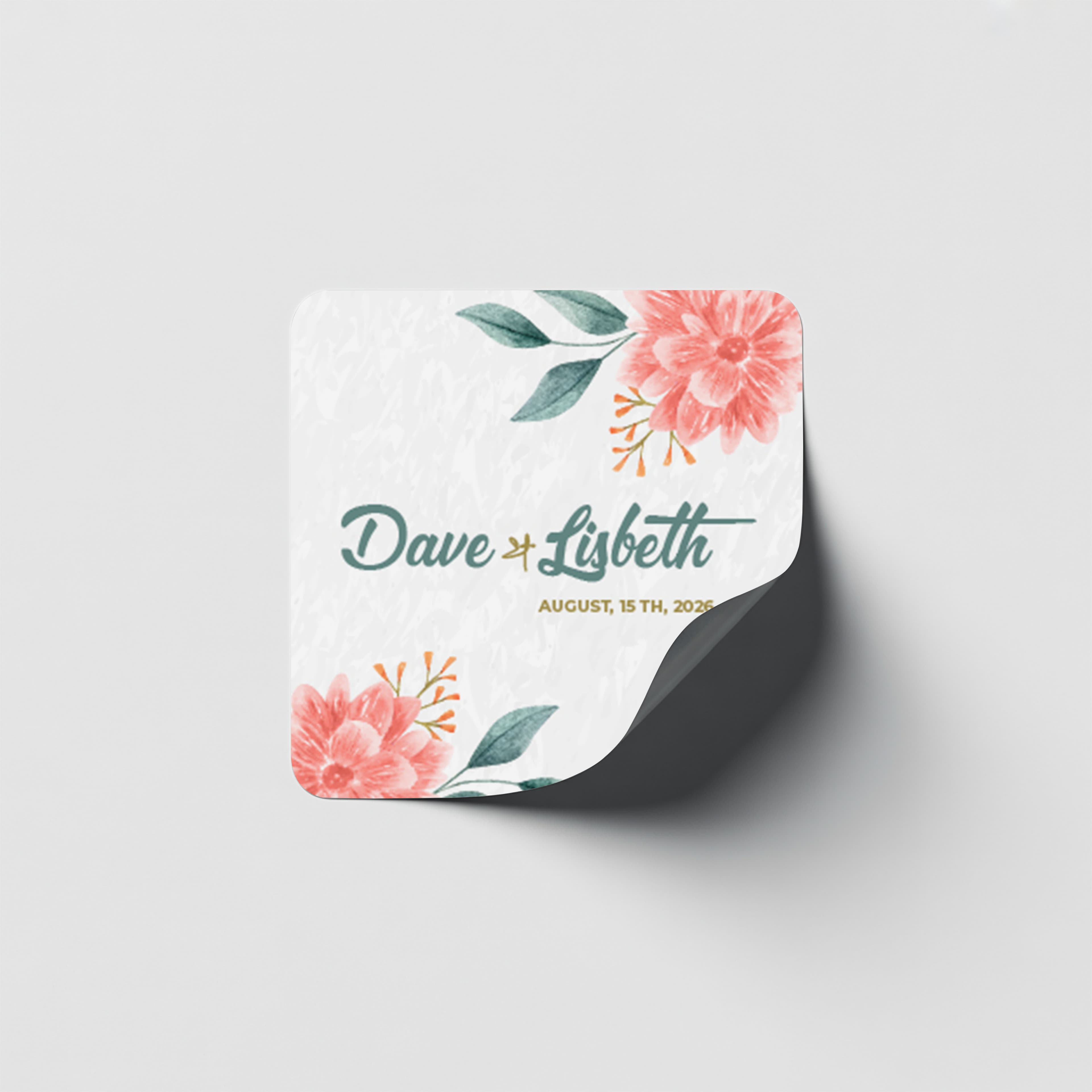 Sticker Souvenir Wedding