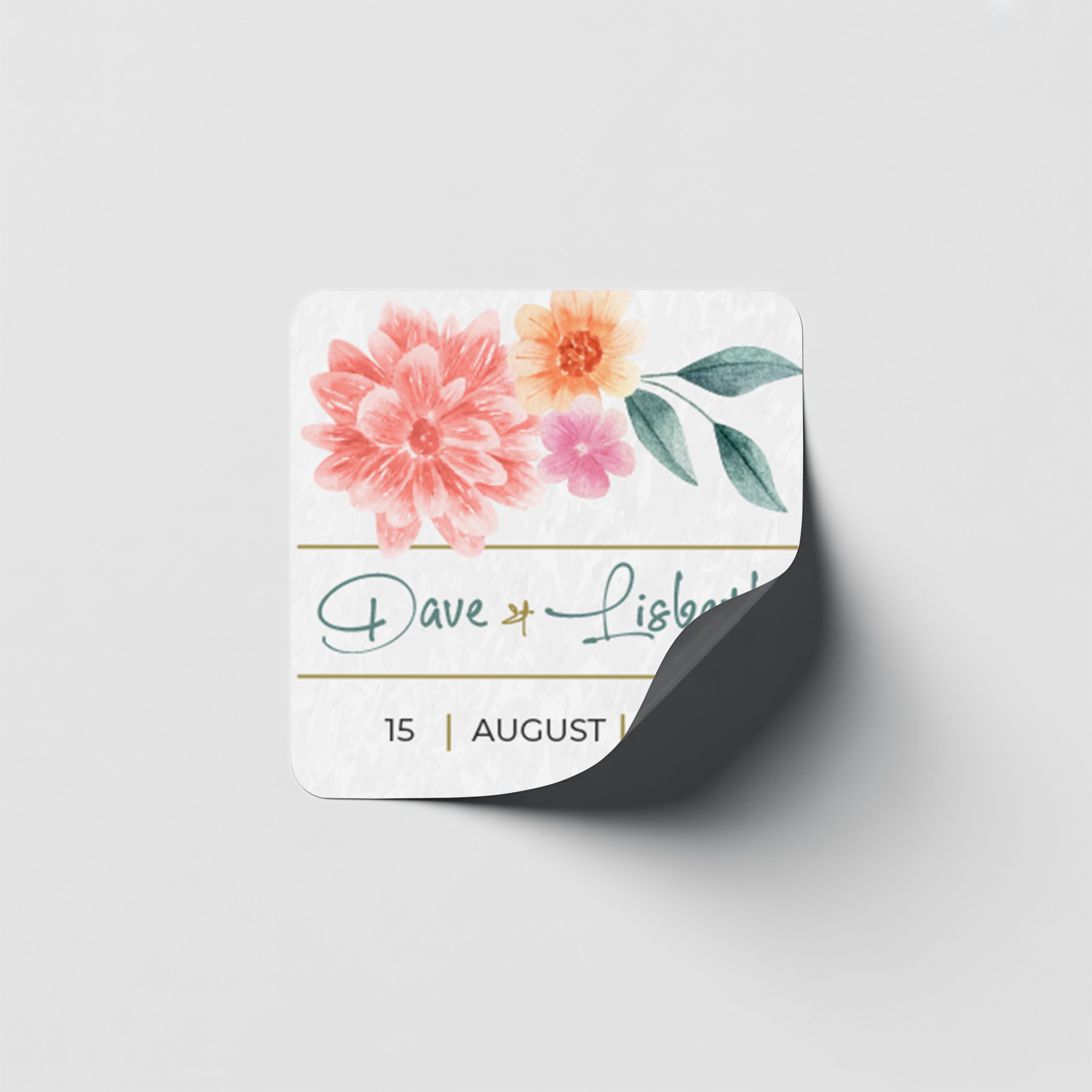 Sticker Souvenir Wedding