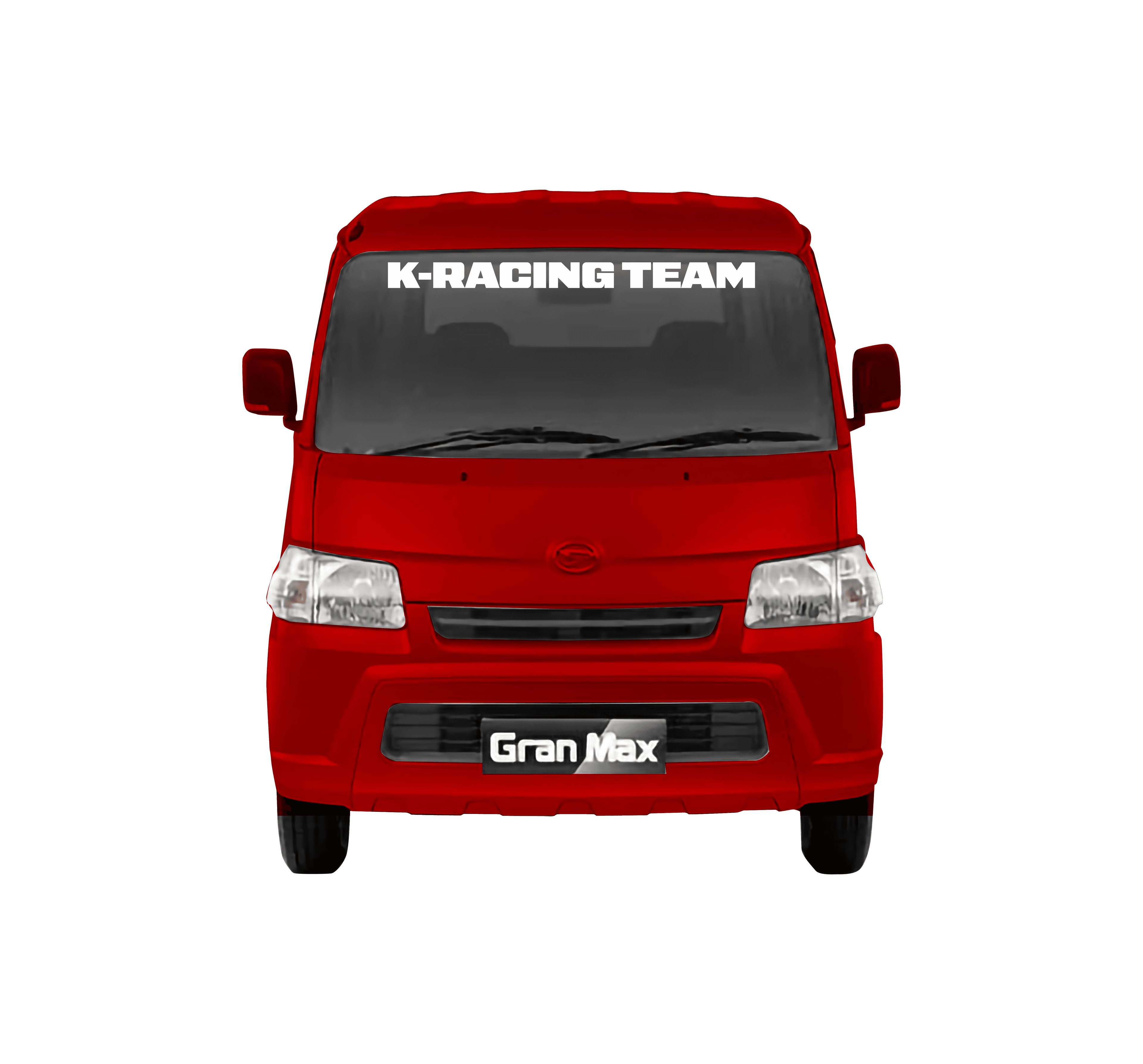 Brandingan Mobil GrandMax BlindVan Merah Racing
