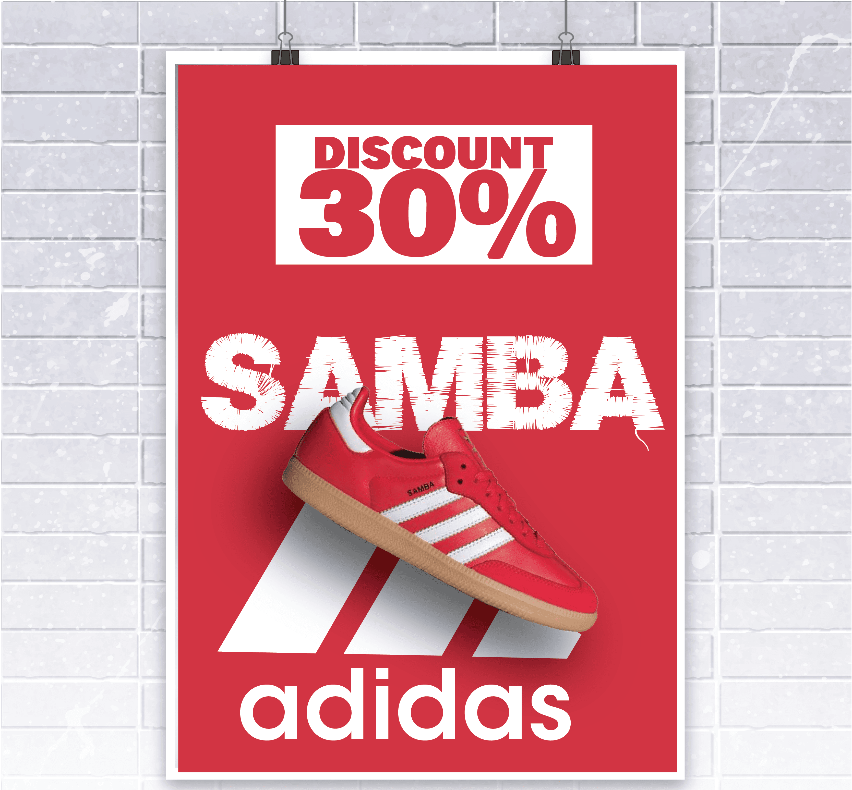 Poster Adidas Samba Timeless Icon