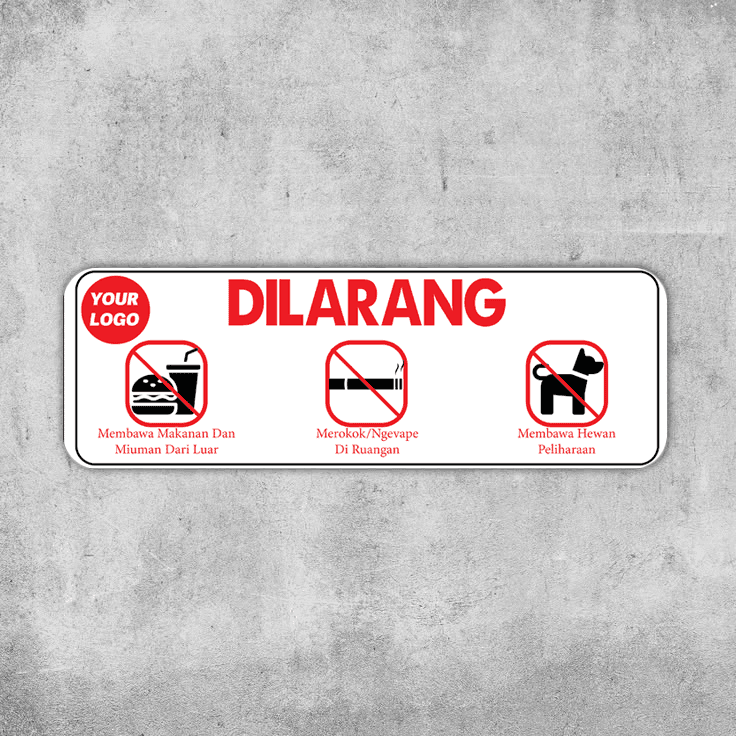 Sticker Signage Restoran
