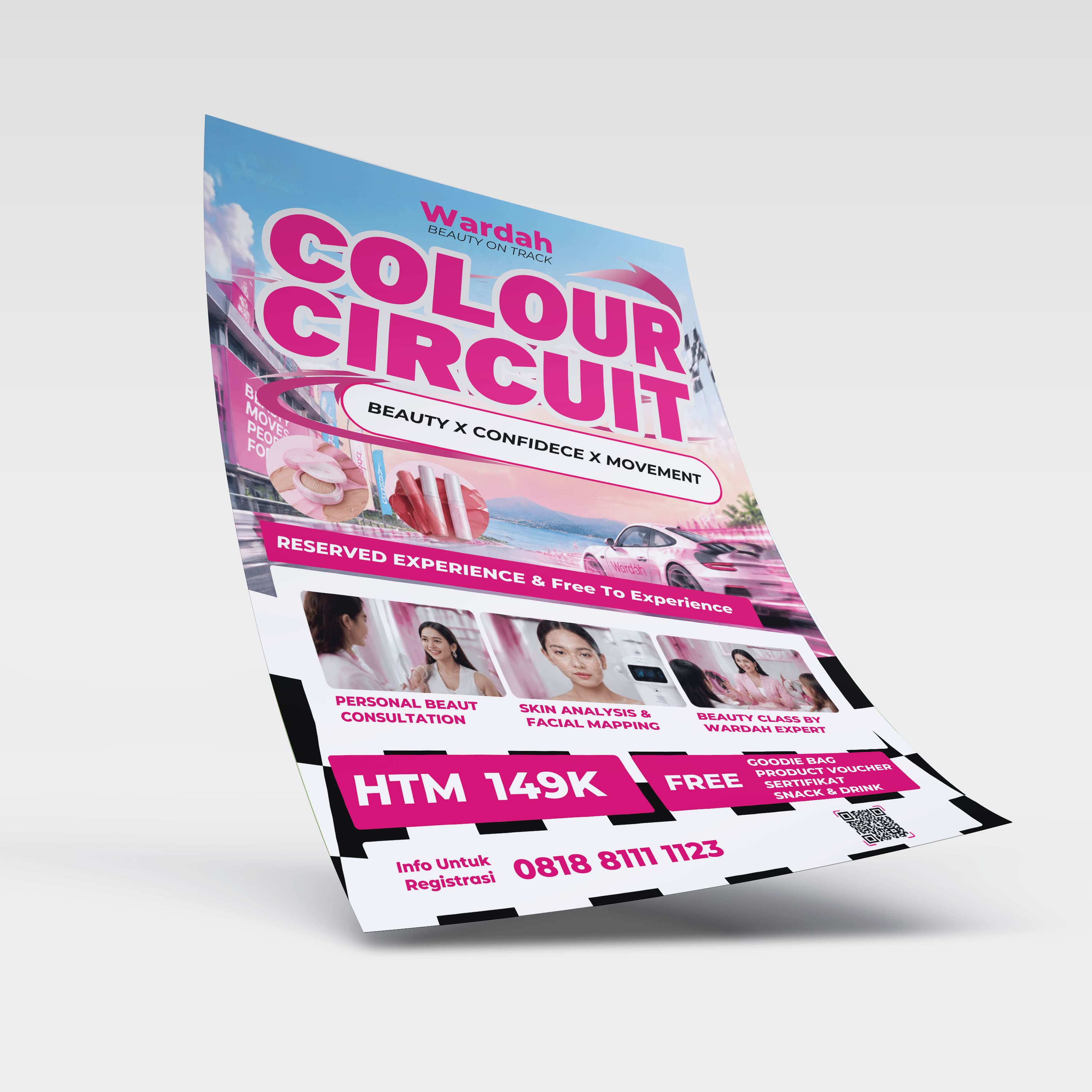 Desain Flyer Event Beauty Speed Experience