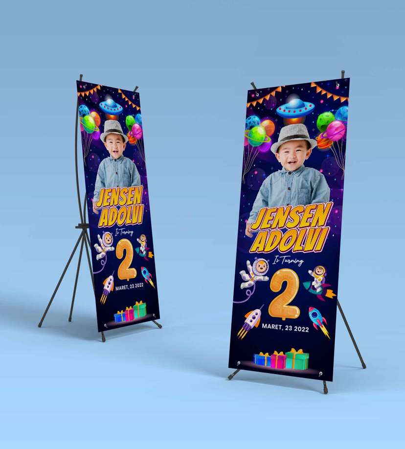Standing Banner Hari Ulang Tahun Anak Nasa - Image 2