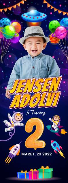Standing Banner Hari Ulang Tahun Anak Nasa - Image 1