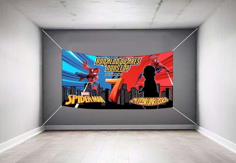 Hut anak spiderman - Image 1