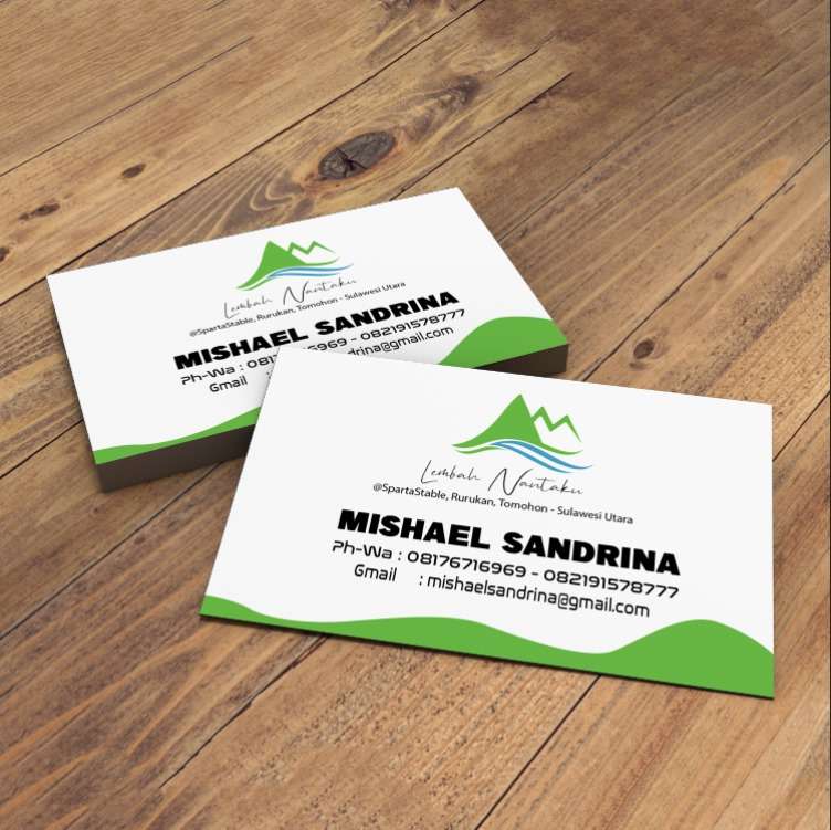 Kartu Nama Profesional untuk Brand Alam: Lembah Nuartaku - Image 1