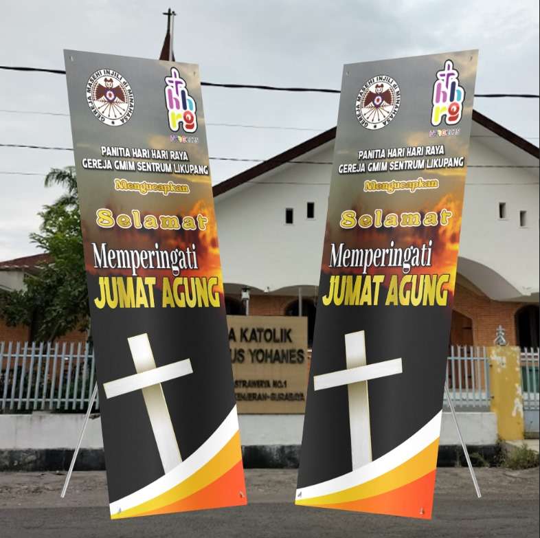 Banner Ucapan Selamat Memperingati Jumat Agung Gereja GMIM - Image 1