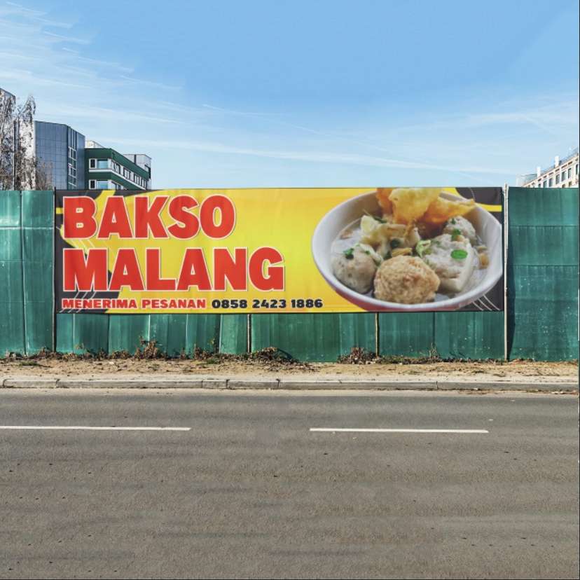 Baliho Promosi Bakso Malang - Menerima Pesanan - Image 1