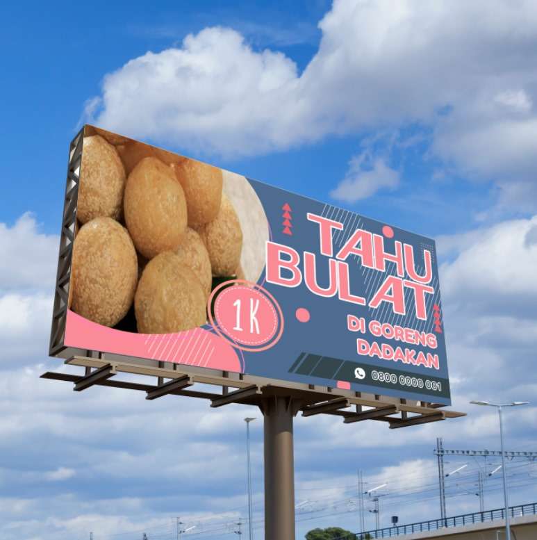 Baliho dagang Modern Retro - Image 1