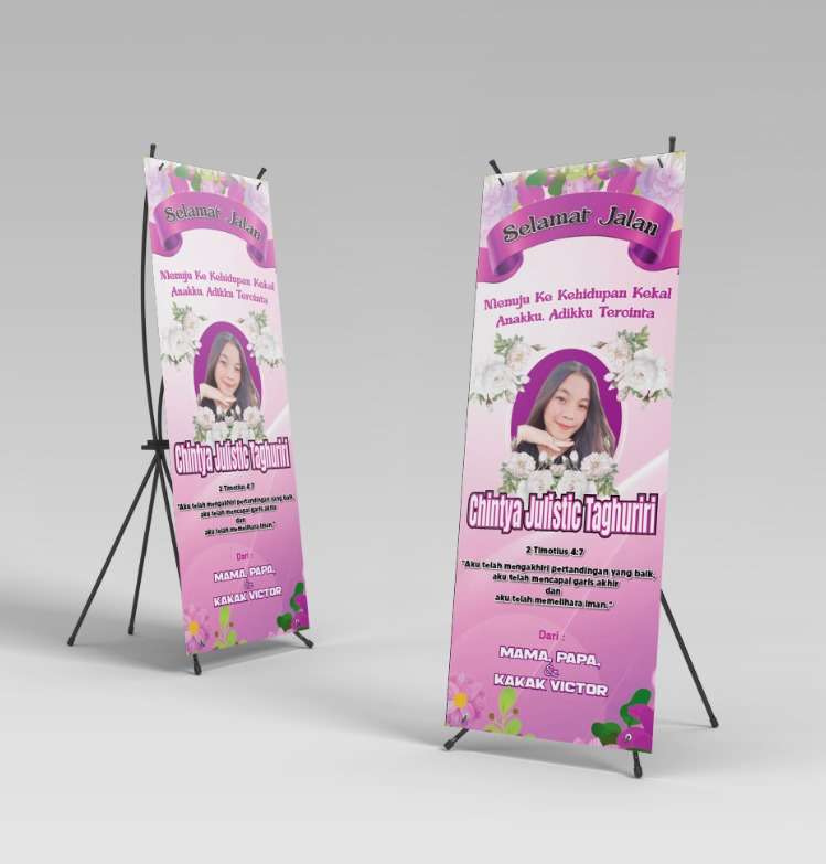 Banner Duka Cita pink Lembut - Image 1