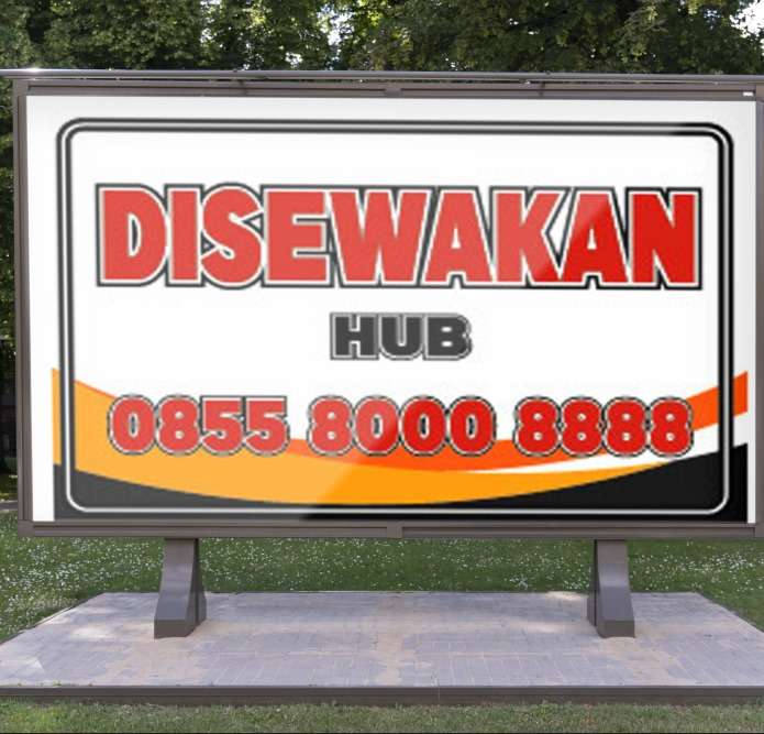 baliho disewakan orange putih dinamis - Image 1