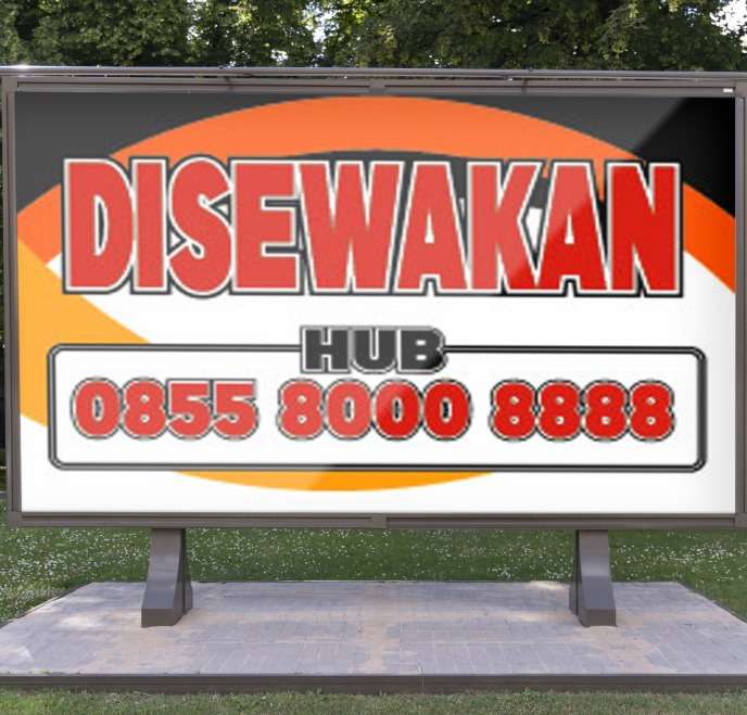 baliho disewakan Tema Oranye Hitam Elegan - Image 1