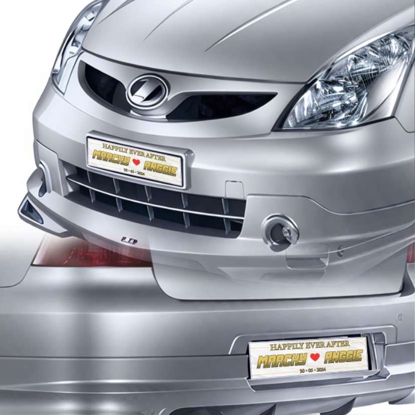 plat wedding HAPPILY EVER AFTER - Image 1