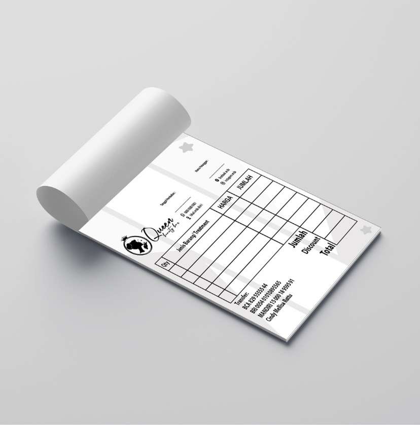 Nota Pesanan Desain Elegan untuk umkm - Image 1