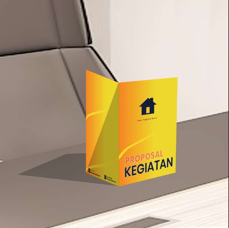 Map Folder Profesional Warna orange aksen kuning - Image 1