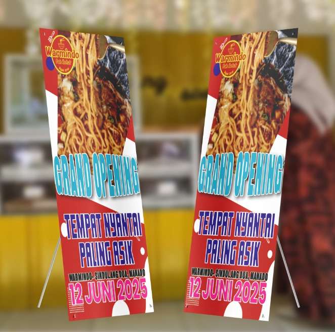 xbanner Vertikal Grand Opening Warmindog – Tempat Nyantai Paling Asik - Image 1