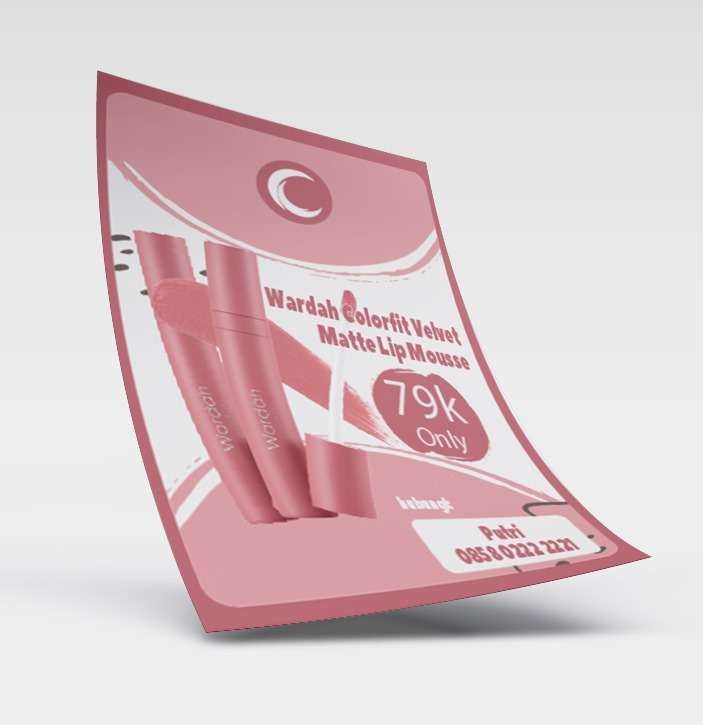 Flyer Promo Wardah Lip Mousse – Harga Spesial 79K! - Image 1