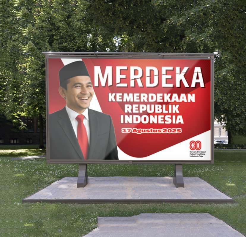 baliho kemerdekaan simpel foto - Image 1