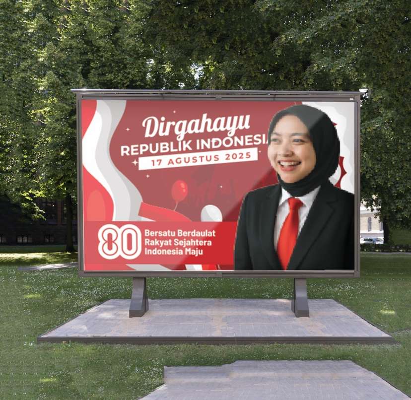baliho merah putih kemerdekaan dirgahayu - Image 1