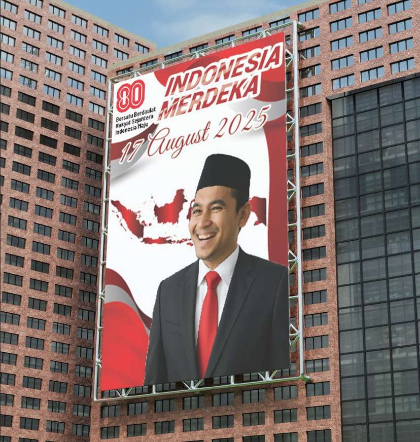 Baliho Peringatan Hari Kemerdekaan 17 Agustus yang Elegan - Image 1