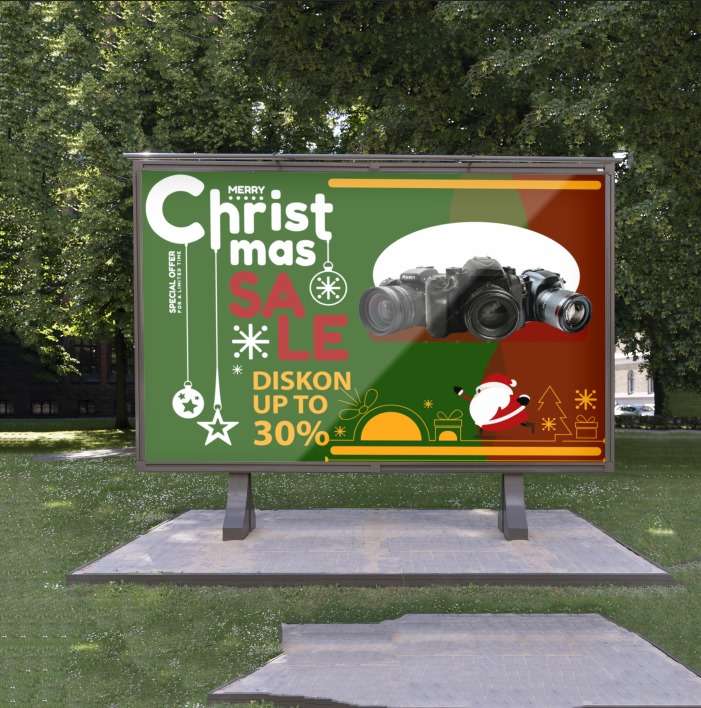 baliho kamera impian diskon 30% hadiah natal: abadikan momen! - Image 1