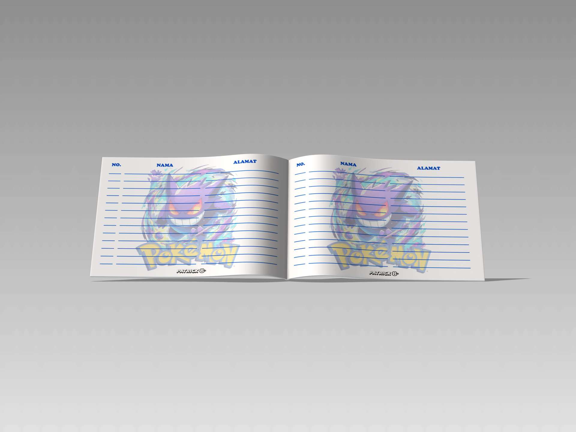 Guest Book Ulang Tahun Anak Tema Kartun Custom Nama & Foto - Image 2
