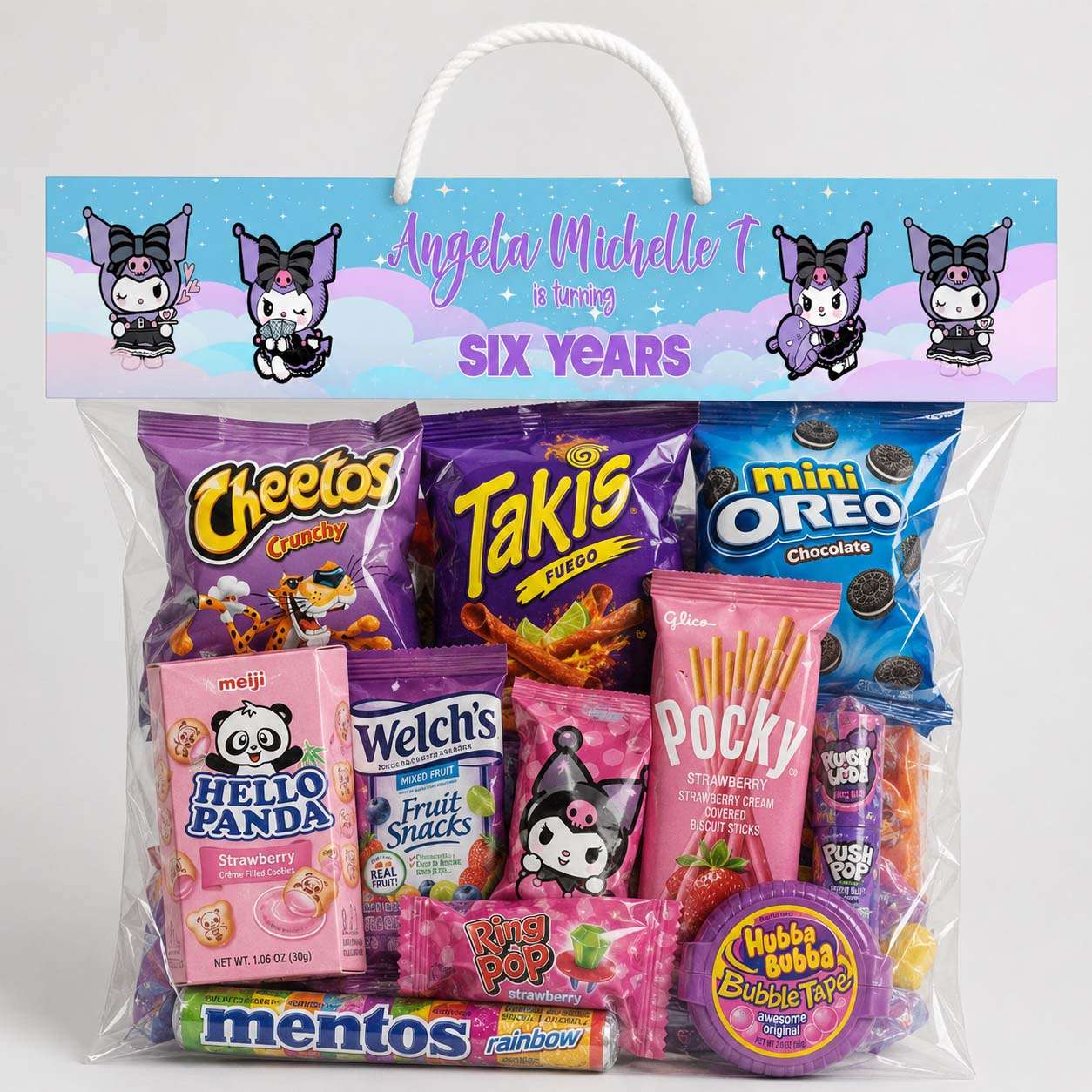 Label Snack Ulang Tahun Kuromi Pastel Custom - Image 1