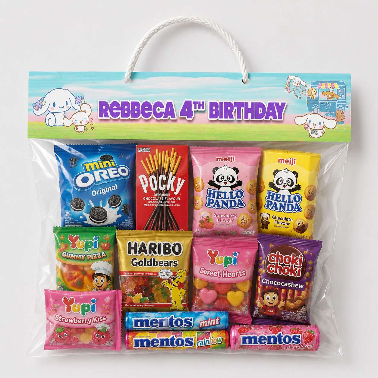 Label Snack Ulang Tahun Cinnamoroll Pastel Custom - Image 1